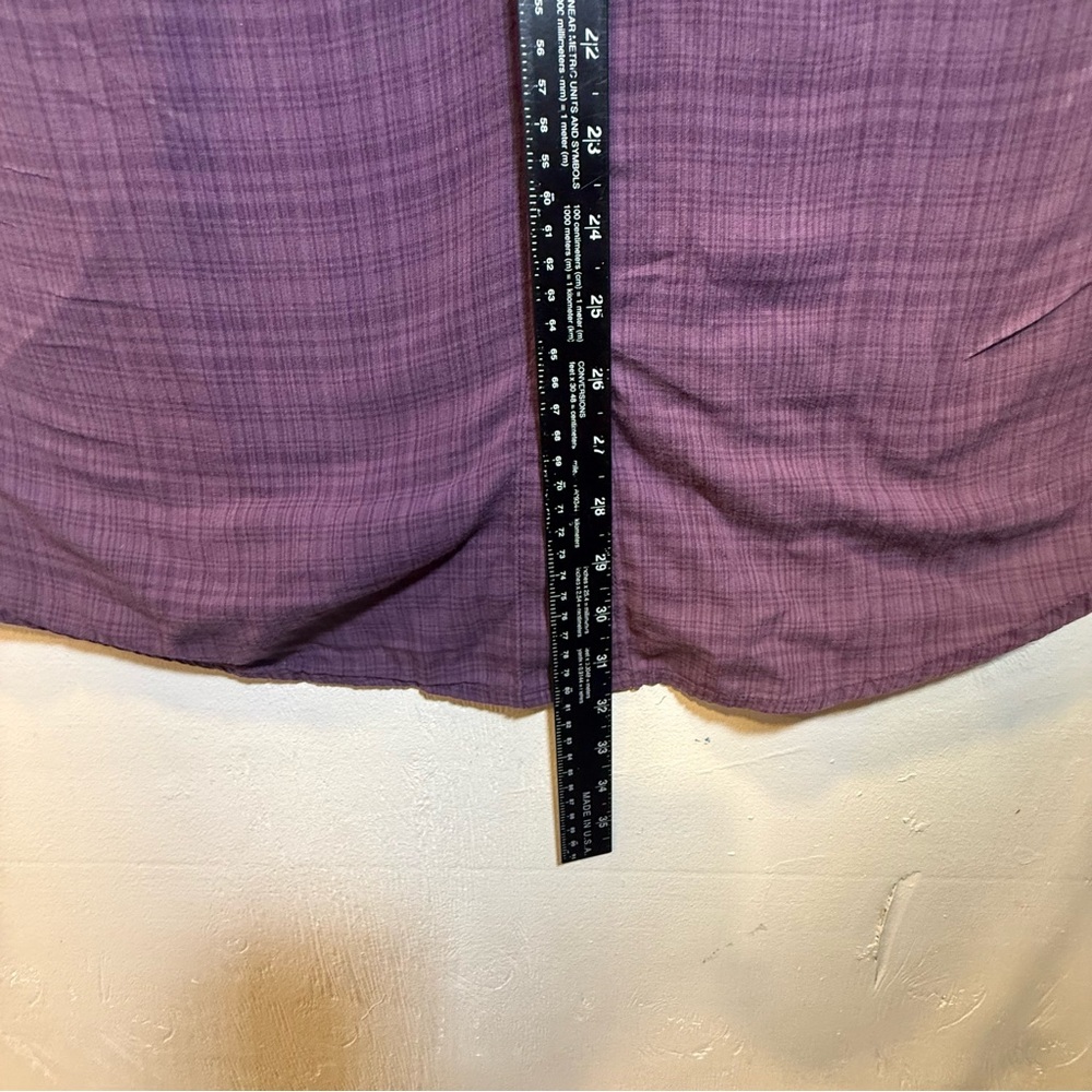 a.n.a Purple Studded Shoulders Button Down Shirt Women’s Medium Preowned Great - Picture 7 of 10